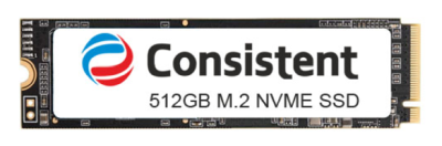 512 GB Consistent SSD, M.2 2280 NVMe