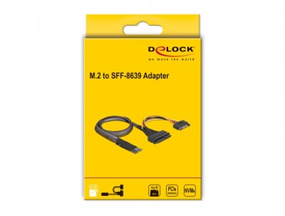 DeLOCK M.2 Key M till U.2 SFF-8639 NVMe-adapter med 50 cm kabel#4