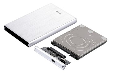 Externt kabinett 2.5" SATA till USB 3.0, Deltaco, aluminium - Silver#2