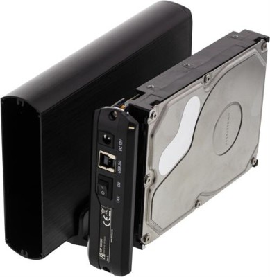 Externt kabinett 3.5" SATA till USB 3.0, Deltaco, aluminium, inkl. strömadapter#2