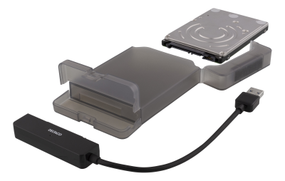 Externt kabinett 2.5" SATA till USB 3.1, Deltaco - Svart#2