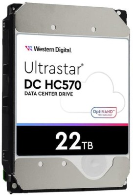 22 TB WD Ultrastar DC HC570, 7200 rpm, 512 MB cache, SAS 12Gb/s