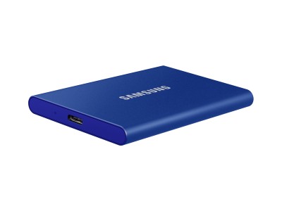 500 GB Samsung Portable SSD T7, USB-C 3.2, inkl. adapter för Typ A - Blå#2