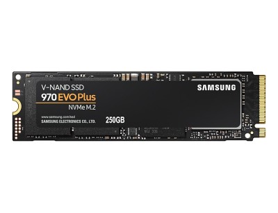 250 GB Samsung 970 EVO Plus NVMe SSD, MLC, M.2