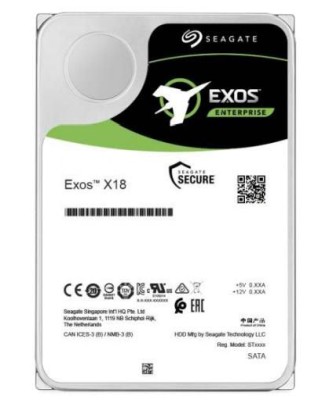 10 TB Seagate Exos X18, 7200 rpm, 256 MB cache, SAS 12Gb/s, Self-Encrypting Drive (SED)