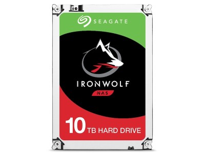 10 TB Seagate Ironwolf, 7200 rpm, 256 MB cache, SATA3, NAS drive 24/7-drift
