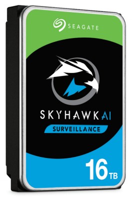 16 TB Seagate Skyhawk AI, 7200 rpm, 256 MB cache, SATA3, Surveillance