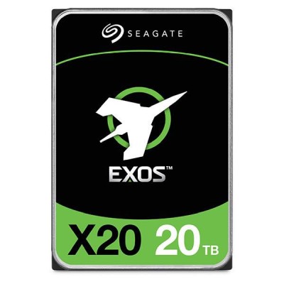 20 TB Seagate Exos X20, 7200 rpm, 256 MB cache, 512e/4kn, SAS 12Gb/s, Self-Encrypting Drive (SED)