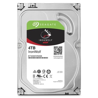 4 TB Seagate IronWolf, 5900 rpm, 64 MB cache, SATA3, NAS drive 24/7-drift