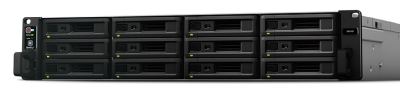 Synology Rack-FlashStation SA3400, 12-bay NAS, Intel Xeon 8-Core 2,1GHz CPU, 16 GB RAM, 2x10GbE, rackmonterbar 2U