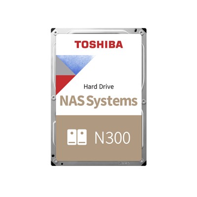 8 TB Toshiba N300 7200 rpm, 128 MB cache, SATA3, NAS drive 24/7-drift, retail