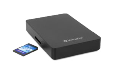 1 TB Verbatim Store'n'Go, 2.5", USB 3.0 med kortläsare och 16 GB SD-kort - Svart#1