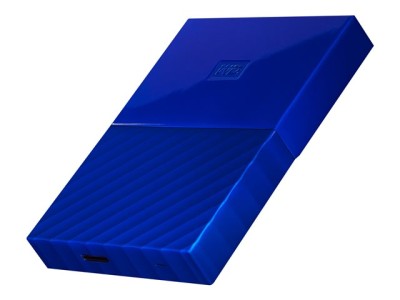 1 TB WD My Passport, 2.5", USB 3.0, WD Backup - Blå