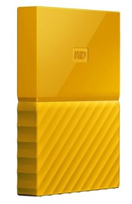 3 TB WD My Passport, 2.5", USB 3.0, WD Backup - Gul