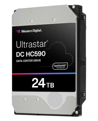 24 TB WD Ultrastar DC HC590 SE, 7200 rpm, 512 MB cache, SATA3