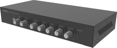 Vision AV-1900 Digital Audio Mixer Amplifier, 4 ingågar XLR/RCA, fantommatning, 2x50W RMS