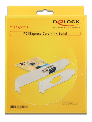 Seriekort/RS232 DeLOCK 1xRS-232, SUN2212 chipset#2