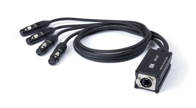 LEEM NW-45F, XLR F till RJ45 multikabel, 1 meter