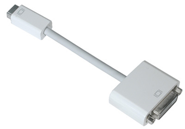 Apple Mini-DVI till DVI-adapter