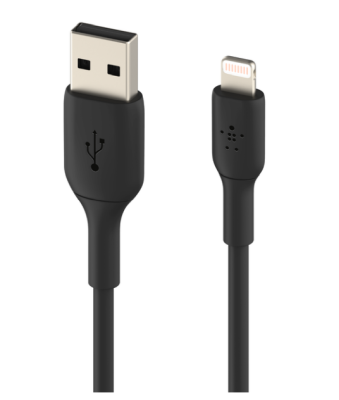 USB-kabel Belkin BoostCharge USB-A till Lightning, 1 meter - Svart