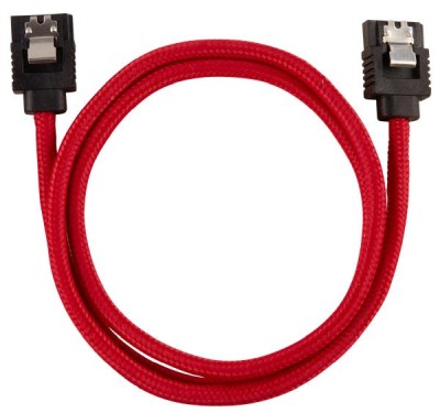 SATA3 kabel Corsair Premium Sleeved Set with Straight Connectors, 60 cm, 2-pack - Röd#2