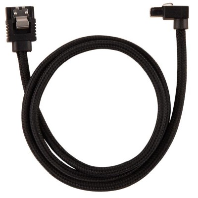 SATA3 kabel Corsair Premium Sleeved Set with 90° Connectors, 60 cm, 2-pack - Svart#2