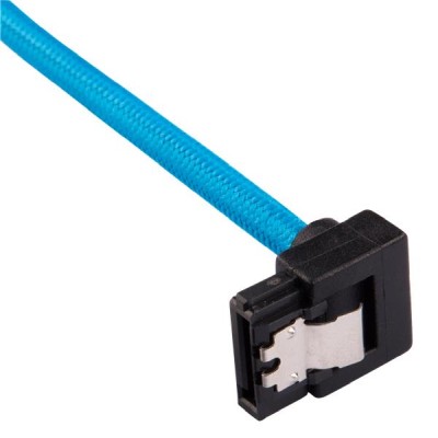 SATA3 kabel Corsair Premium Sleeved Set with 90° Connectors, 60 cm, 2-pack - Blå#3