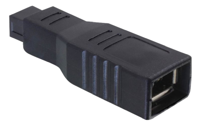 DeLOCK FireWire-adapter FW800 9-pin -> FW400 6-pin