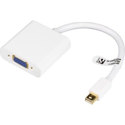 Adapter Mini DisplayPort till VGA, 0,05 meter - Vit#2