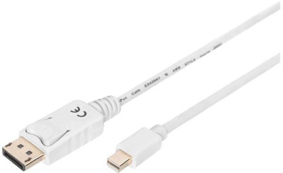 DisplayPort till Mini DisplayPort-kabel, Digitus, 2 meter - Vit