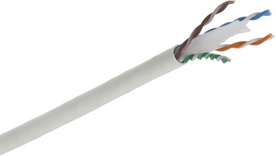 TP-kabel UTP, Slim, Cat.6, vit, (löpmeter)