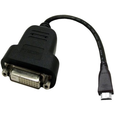 Adapter Mini HDMI till DVI-D, 0,19m - Svart