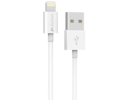 Kanex Lightning till USB-kabel, MFI, 3 meter - Vit