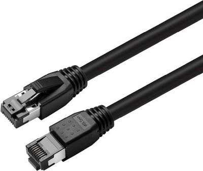 MicroConnect CAT8.1 S/FTP 0,50m Black LSZH Shielded Network Cable, AWG