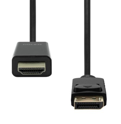 DisplayPort till HDMI 1.4-kabel, 4K@60Hz, ProXtend, 2 meter - Svart#2