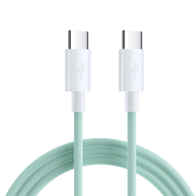 USB-C till USB-C, SiGN Boost 60W, 1 meter - Grön