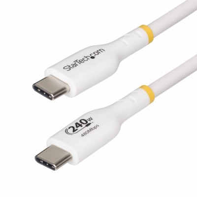 USB-C laddningskabel StarTech Charging Cable, USB 2.0, 240W, 1 meter - Vit#1