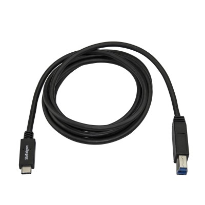 USB 3.0-kabel, Typ C ha - Typ B ha, StarTech.com, 2 meter - Svart#2