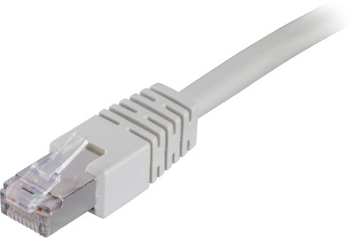 Nätverkskabel skärmad F/UTP Cat.6, RJ45, LSZH, 20 meter - Grå
