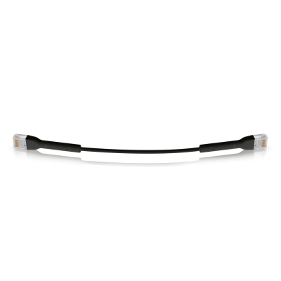 Nätverkskabel, Ubiquiti Patch Cable, böjbar, Cat6, 0,22 meter - Svart#3
