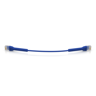 Nätverkskabel, Ubiquiti Patch Cable, böjbar, Cat6, 0,22 meter - Blå#3