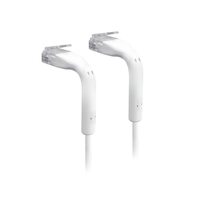 Nätverkskabel, Ubiquiti Patch Cable, böjbar, Cat6, 0,22 meter - Vit#1