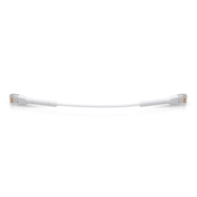 Nätverkskabel, Ubiquiti Patch Cable, böjbar, Cat6, 0,22 meter - Vit#3