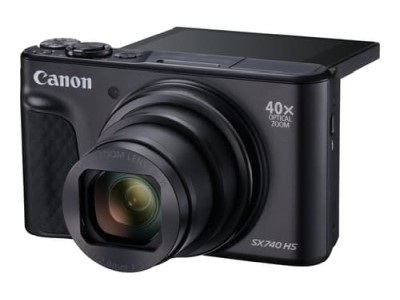 Canon PowerShot SX740 HS, 20,3 Mpixel, 40X zoom (24-960mm), 10 bps, film 4k/30p, WiFi - Svart#1