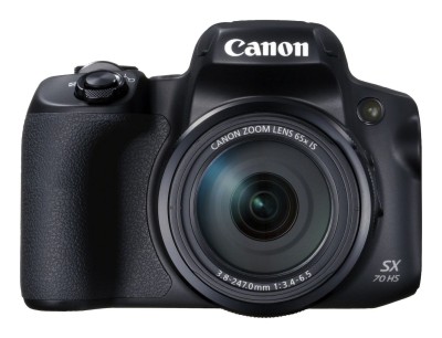 Canon PowerShot SX70 HS, 20,3 Mpixel, 65X zoom (21-1365mm), 10 bps, film 4k/30p, WiFi - Svart