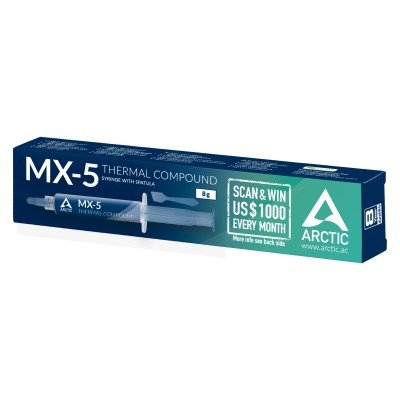 Kylpasta Arctic MX-5, 8 gram med spatel#2