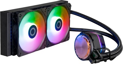 Cooler Master Liquid 240 Atmos ARGB, 240mm, 2x120mm fläktar - Svart#2