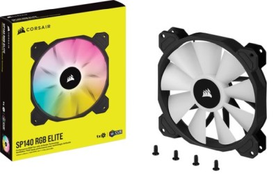 Fläkt 140 mm Corsair SP140 RGB Elite - Svart#2