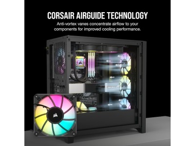 Fläkt 120 mm Corsair AF120 RGB Elite, PWM, 3-pack#3