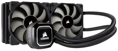 Corsair Cooling Hydro H100X, multiplattform, 240mm radiator, 600-1700 rpm#1